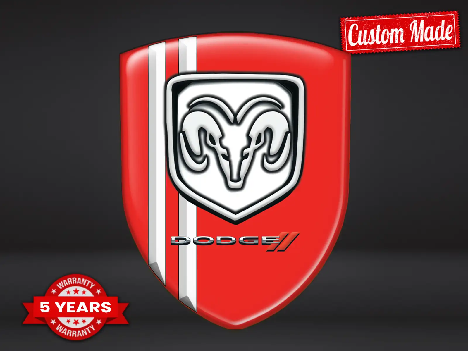 Dodge Windschutzsticker Sportlich Modern Hochwertig Auto